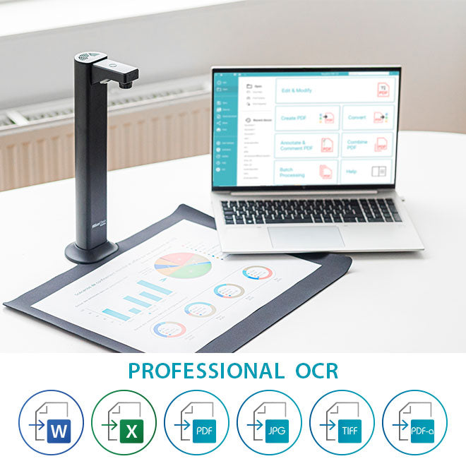 IRIScan Desk 7 Business A3 4K Document Camera and Book Scanner atomoffice