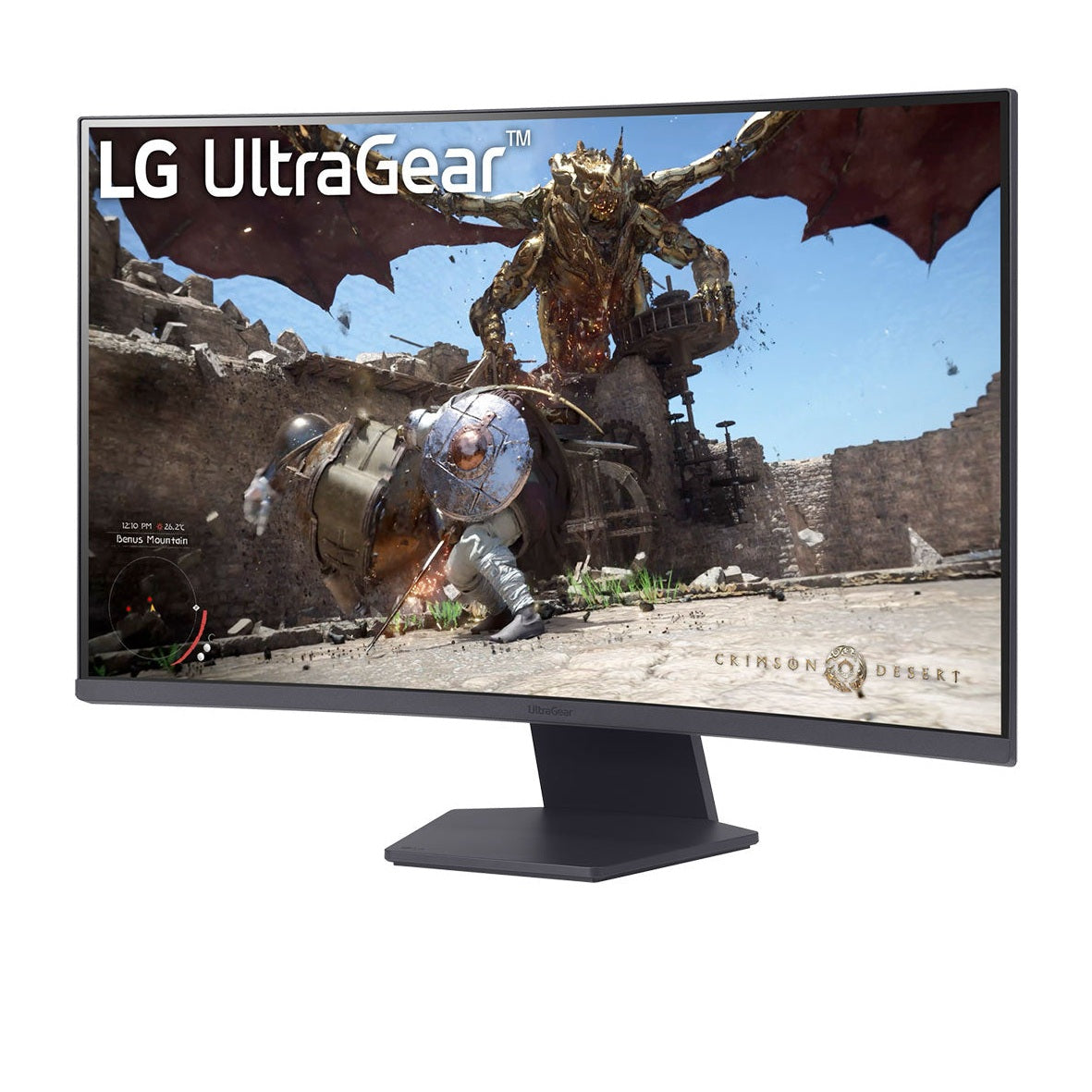 LG UltraGear™ 32GS60QC-B 32&quot; QHD 180Hz Curved Gaming Monitor
