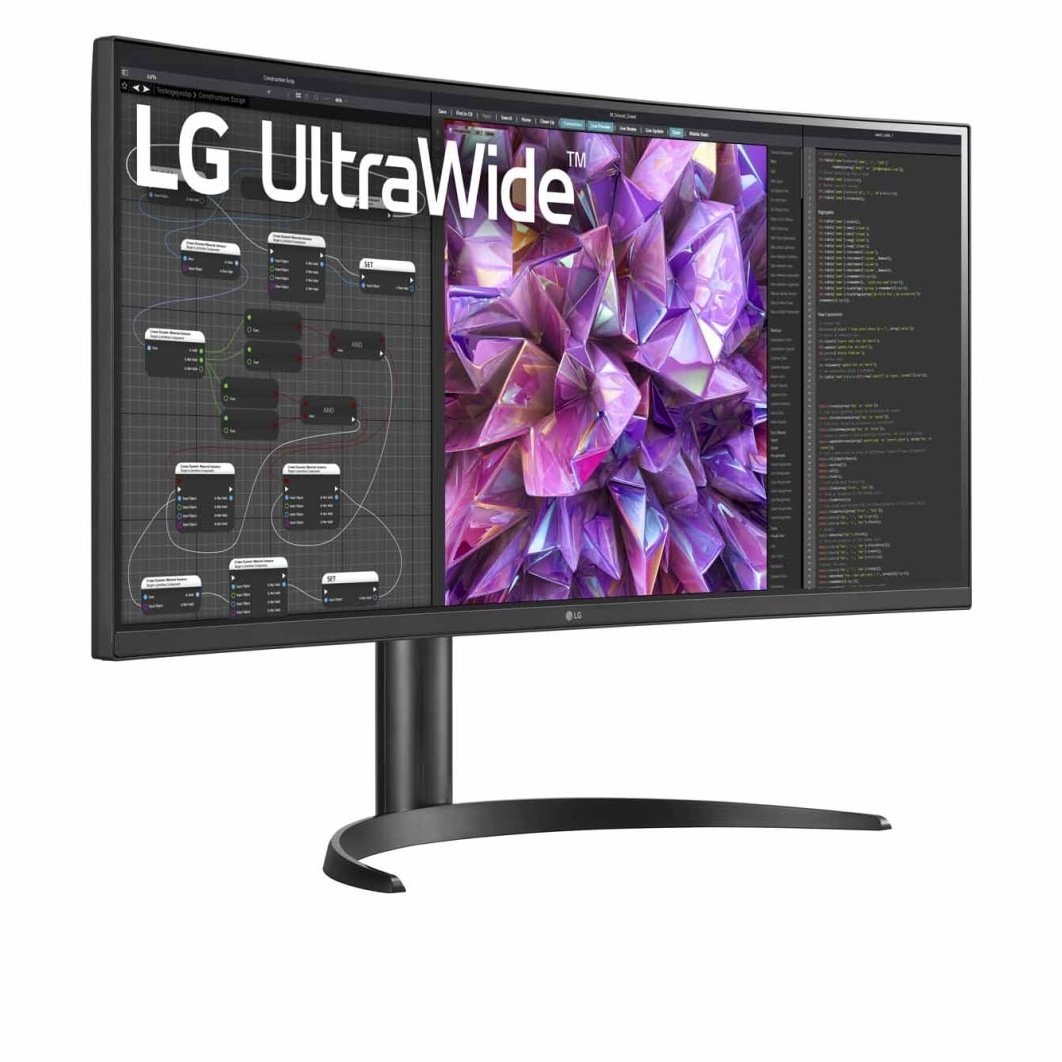 LG 34&quot; 34WQ75C-B Curved UWQHD Monitor IPS panel 60Hz- DP,HDMI,USB