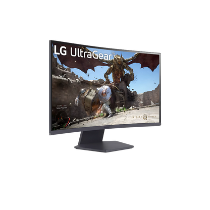 LG UltraGear™ 27GS60QC-B 27&quot; QHD 180Hz Curved Gaming Monitor