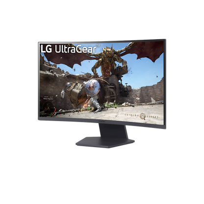 LG UltraGear™ 27GS60QC-B 27&quot; QHD 180Hz Curved Gaming Monitor