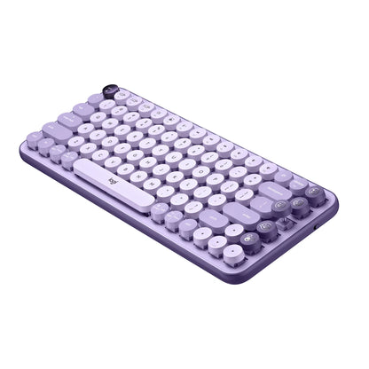 Pop Keyboard Blue Logitech Pop Keys Mechanical Keyboard 84 Keys Wireless(10 meters), Blu