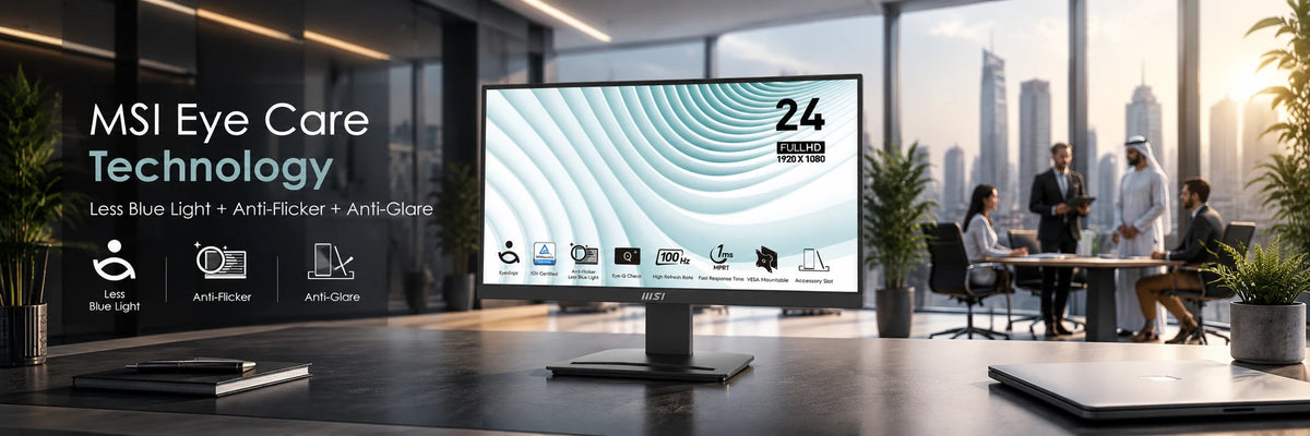 MSI PRO MP2412 24" FHD Monitor, 100Hz VA — view 1