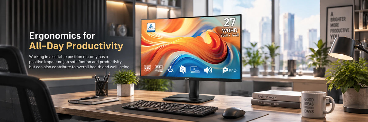 MSI PRO MP275Q E14 27" WQHD Monitor, 144Hz IPS — view 1