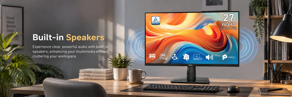 MSI PRO MP275Q E14 27" WQHD Monitor, 144Hz IPS — view 3