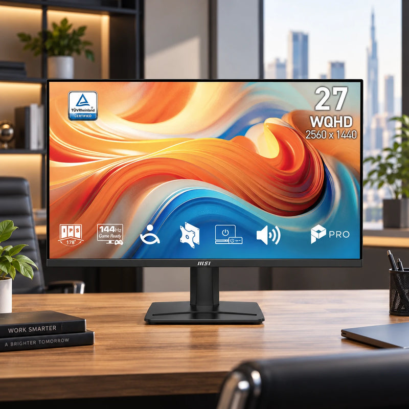 MSI PRO MP275Q E14 27" WQHD Monitor, 144Hz IPS