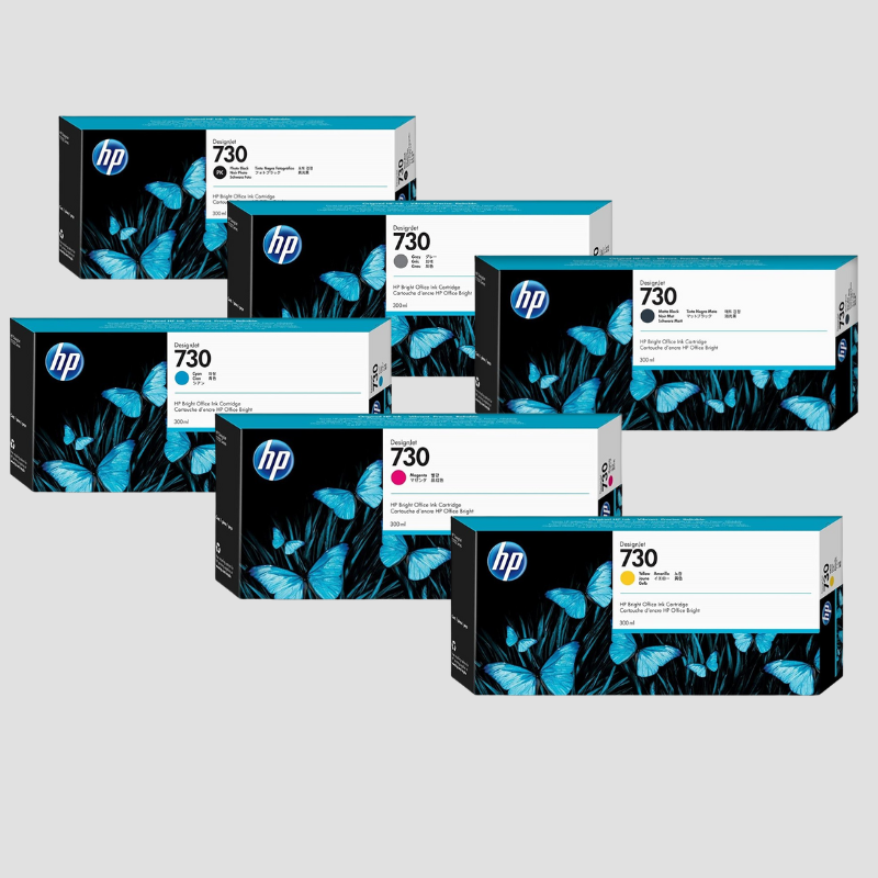 HP 730 Designjet Ink Cartridge for HP DesignJet T1700 Printer series atomoffice