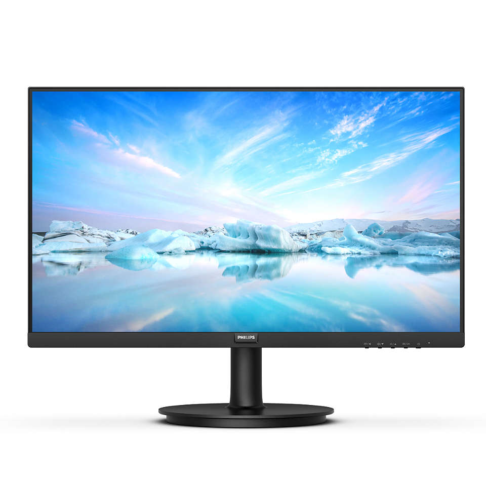 Philips 24" 241V8B Flat FHD Monitor IPS Panel 100Hz- HDMI