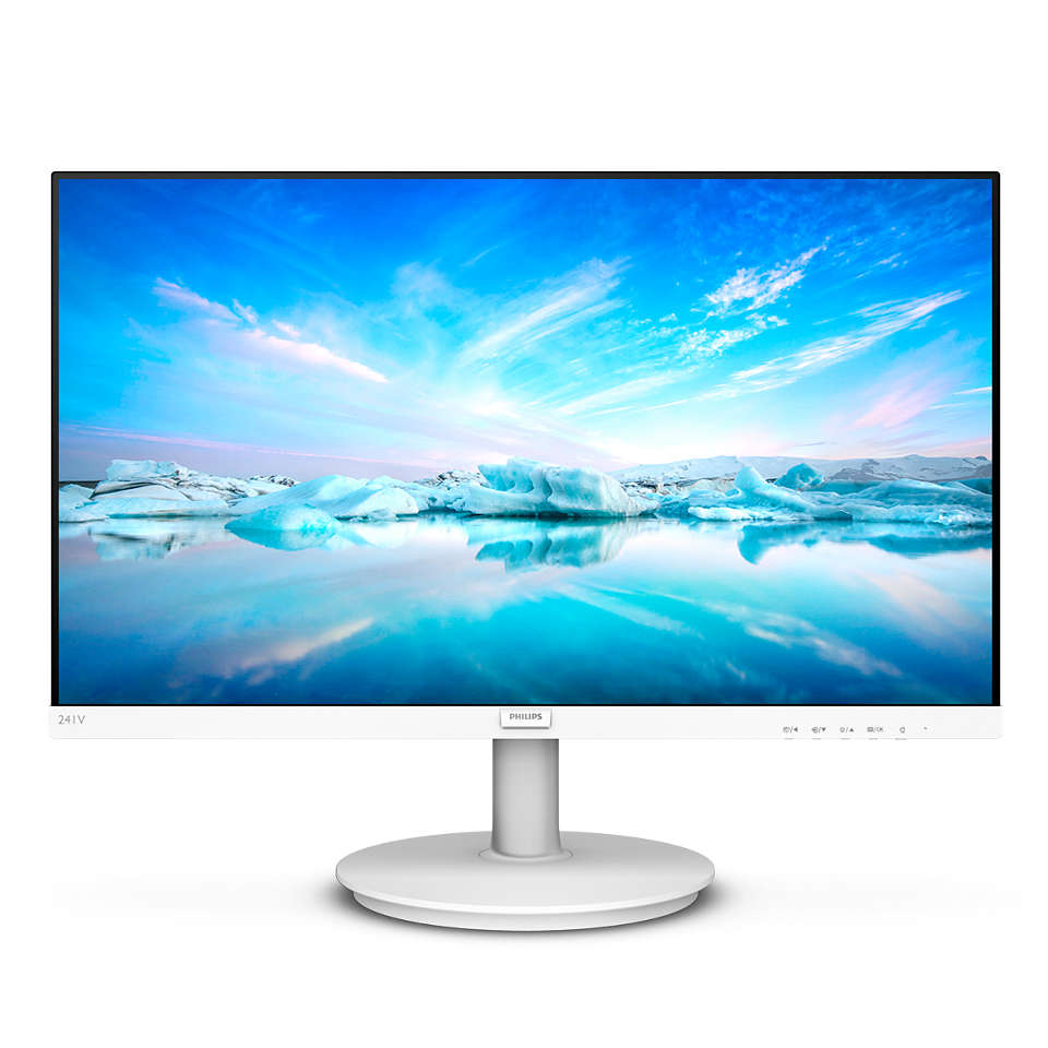 Philips 24" 241V8W Flat FHD Monitor, IPS Panel 75Hz- HDMI atomoffice