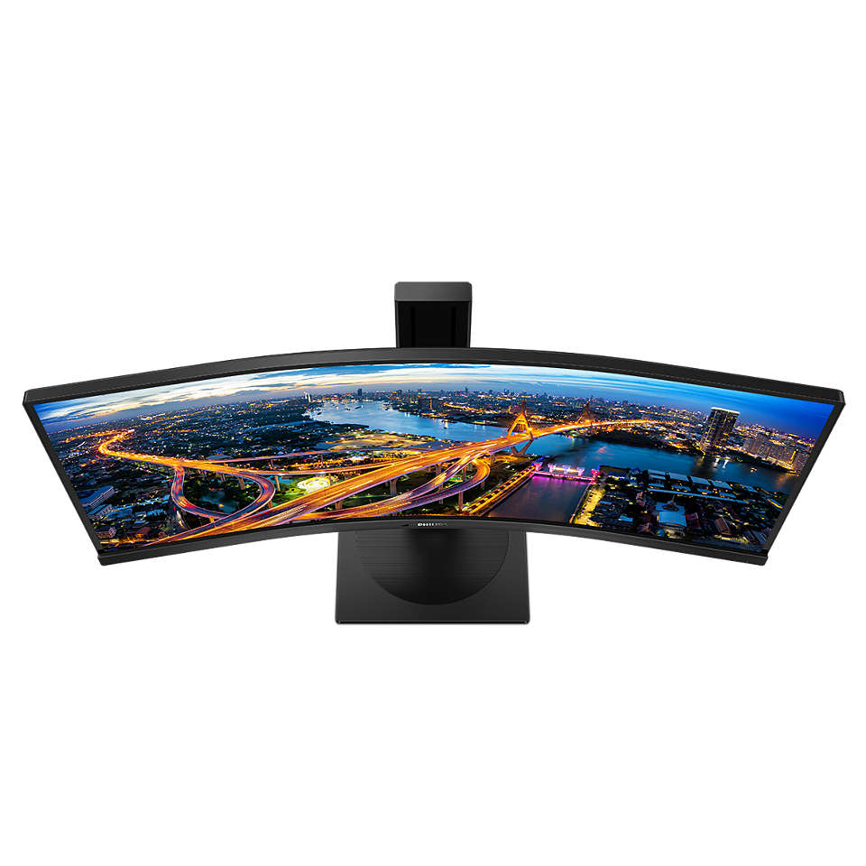 Philips 34&quot; 345B1C Ultrawide Curved UWQHD Monitor VA panel 100Hz- DP,HDMI,USB