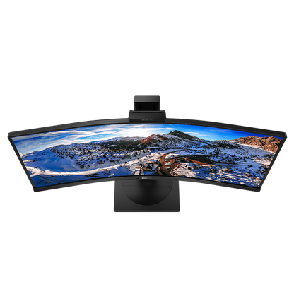 Philips 34&quot; 346P1CRH Curve UltraWide WQHD Monitor VA panel 100Hz- DP, HDMI, USB-C with bulit in Webcam and Speaker