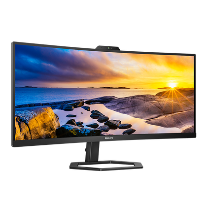 Philips 34&quot; 34E1C5600HE Curve UltraWide WQHD Monitor VA panel 100Hz- DP, HDMI, USB-C with bulit in Webcam and Speaker