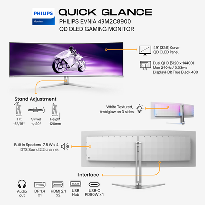 Philips gaming monitor 49M2C8900