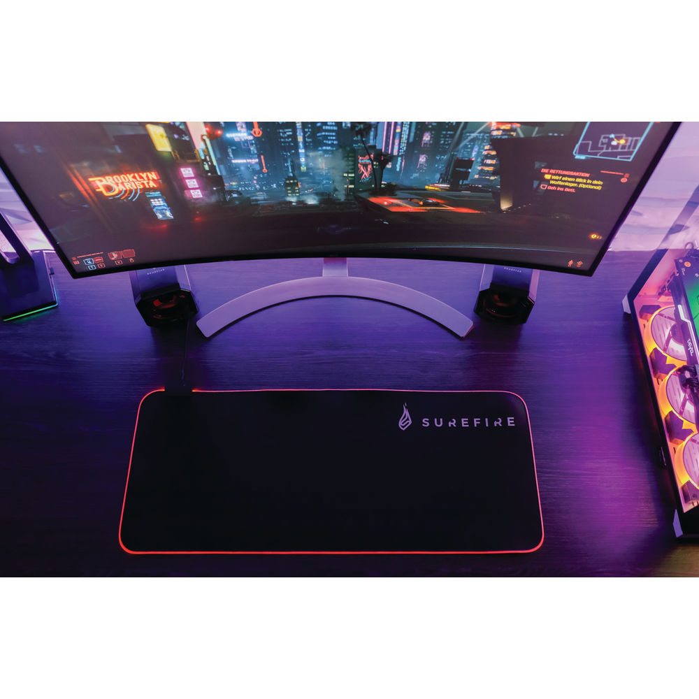 SureFire Silent Flight RGB-680 Gaming Mouse Pad