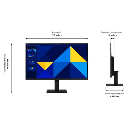 Samsung 24&quot; LS24D300GAMXUE FHD Flat Monitor IPS Panel 100 Hz - HDMI, VGA