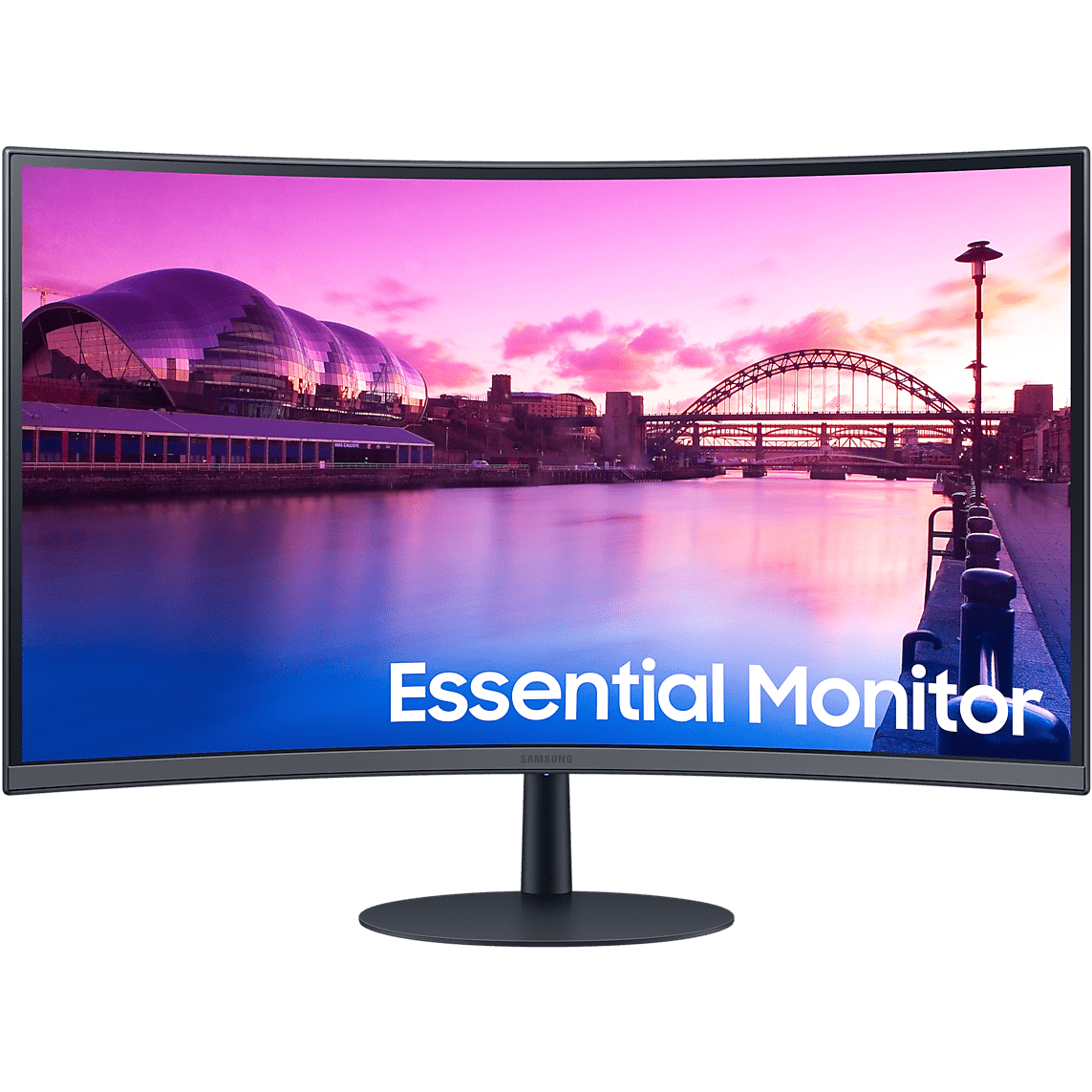 Samsung Essential S3 S39C Curved FHD Monitor, 1000R VA Panel 75Hz, AMD FreeSync - HDMI, DP atomoffice