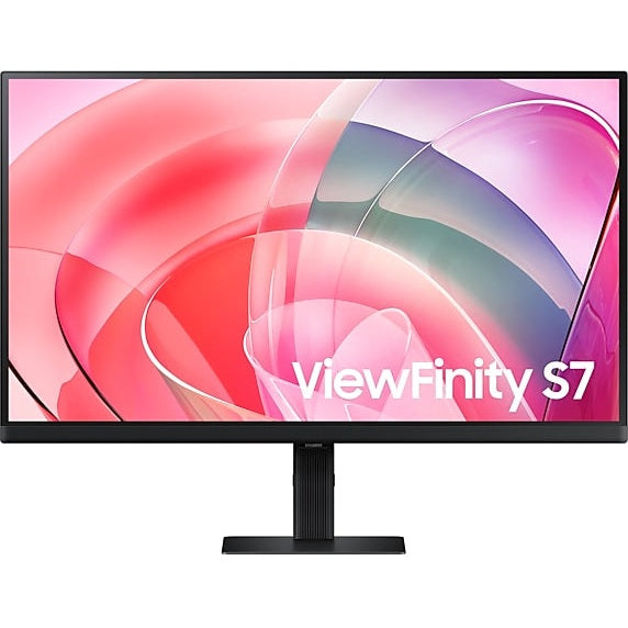 SAMSUNG S7 S70D ViewFinity Monitor, 27&quot; IPS Display, 4K UHD Resolution, 60Hz Refresh Rate, 5ms Response Time, 1.07b Color Display, Adaptive Picture, Eye Saver Mode, Black | LS27D706EAMXUE