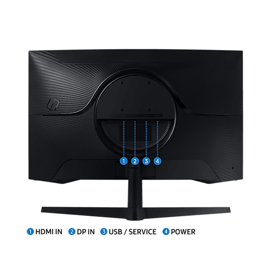 Samsung 32&quot; LC32G55 Curved QHD Monitor VA panel 144Hz- DP, HDMI