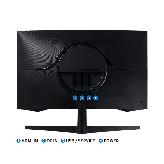 Samsung 32" LC32G55 Curved QHD Monitor VA panel 144Hz- DP, HDMI atomoffice