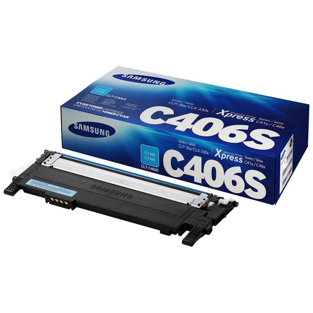 Samsung CLT-C406S Cyan Toner Cartridge atomoffice