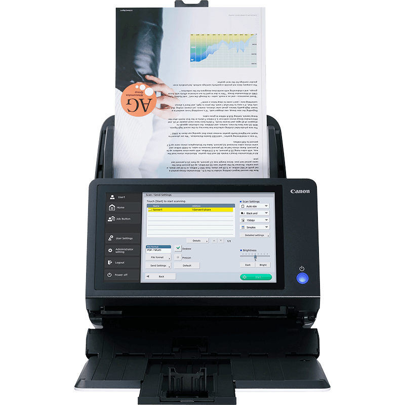 Canon imageFORMULA ScanFront 400 Standalone Network Document Scanner atomoffice
