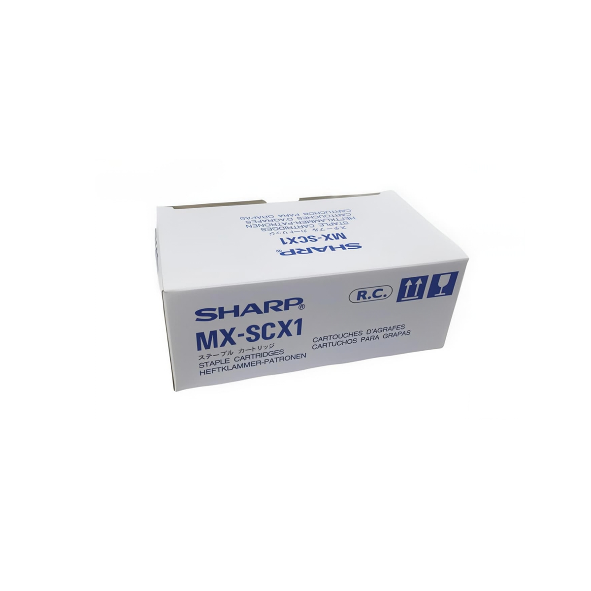 Sharp MX-SCX1 Original Staple Cartridge for Sharp MX-FN27, MX-FN28, BP-FN11, BP-FN13 Finishers (3 × 5,000 Staples)