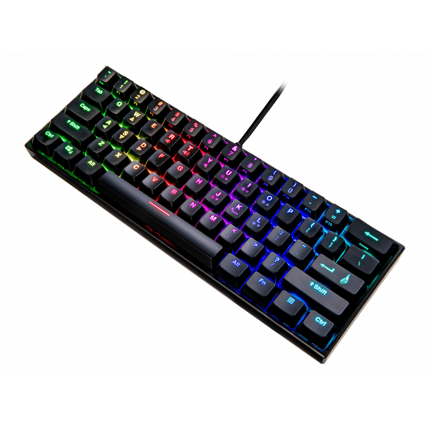 SureFire KingPin M1 60% Mechanical Gaming RGB Keyboard QWERTY US English