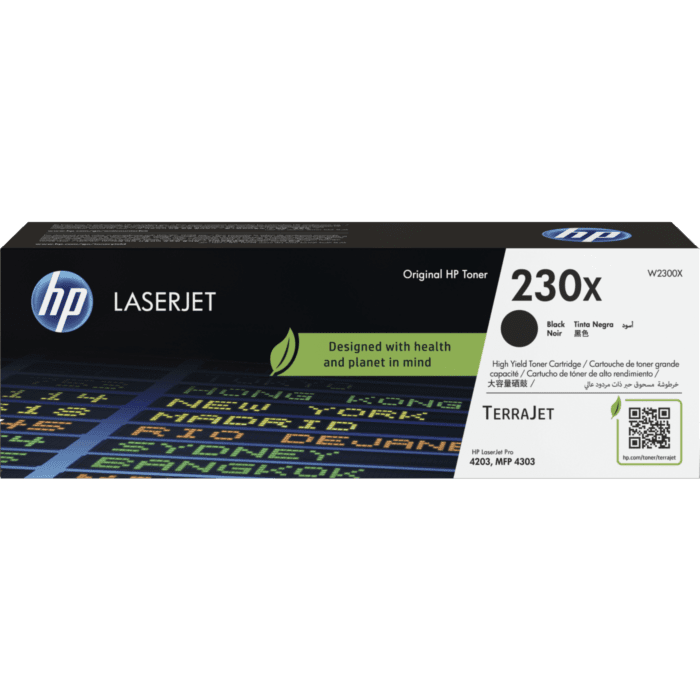 HP 230X Original Toner Cartridge for HP Color LaserJet Pro 4203dn, 4203dw, MFP 4303fdw, MFP 4303dw