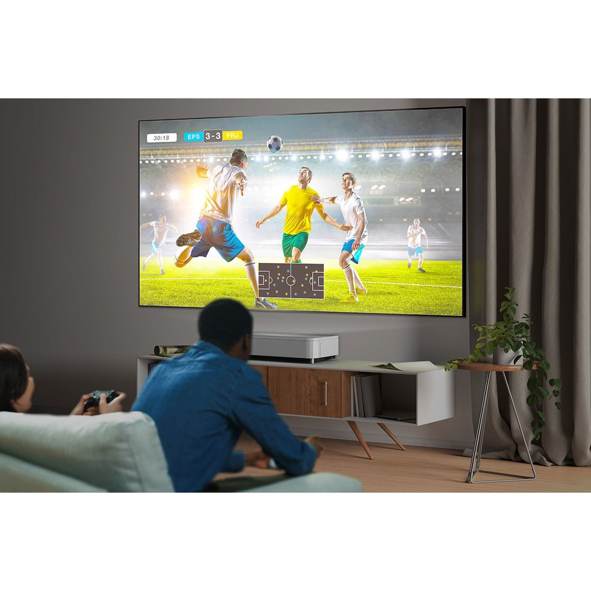 Epson EH-LS800 Ultra-Short-Throw Laser Projection TV, 4K PRO-UHD, 4,000 Lumens atomoffice