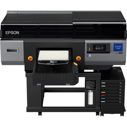 Epson SureColor SC-F3000 Direct-to-Garment Printer, Bulk Ink, 1200 x 1200 dpi C11CH74301B0 atomoffice