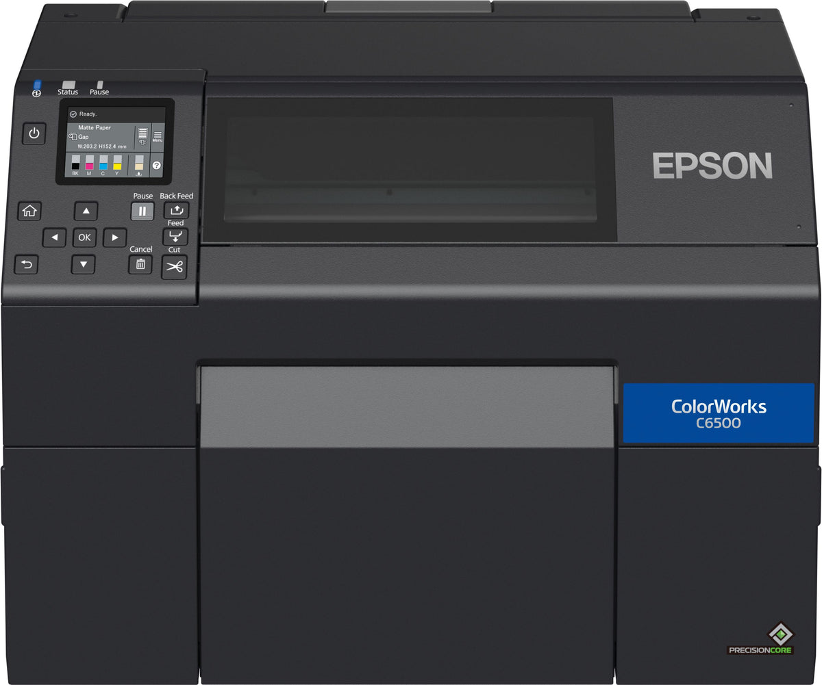 Epson ColorWorks C6500Ae Gloss Black (BK) C31CH77102 view 2 atomoffice