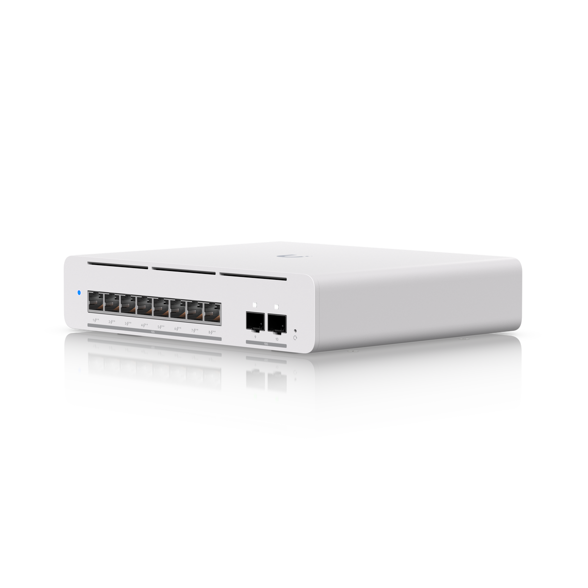 Ubiquiti UniFi Switch Pro XG 8 PoE, 8 x 10 GbE PoE++, 2 x 10G SFP+, 155W PoE, Layer 3, Desktop or Wall atomoffice