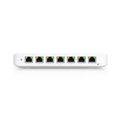 Ubiquiti UniFi Switch Ultra 60W, 8 Gigabit Ports, 7 PoE+, 52W PoE, 60W Adapter Included atomoffice