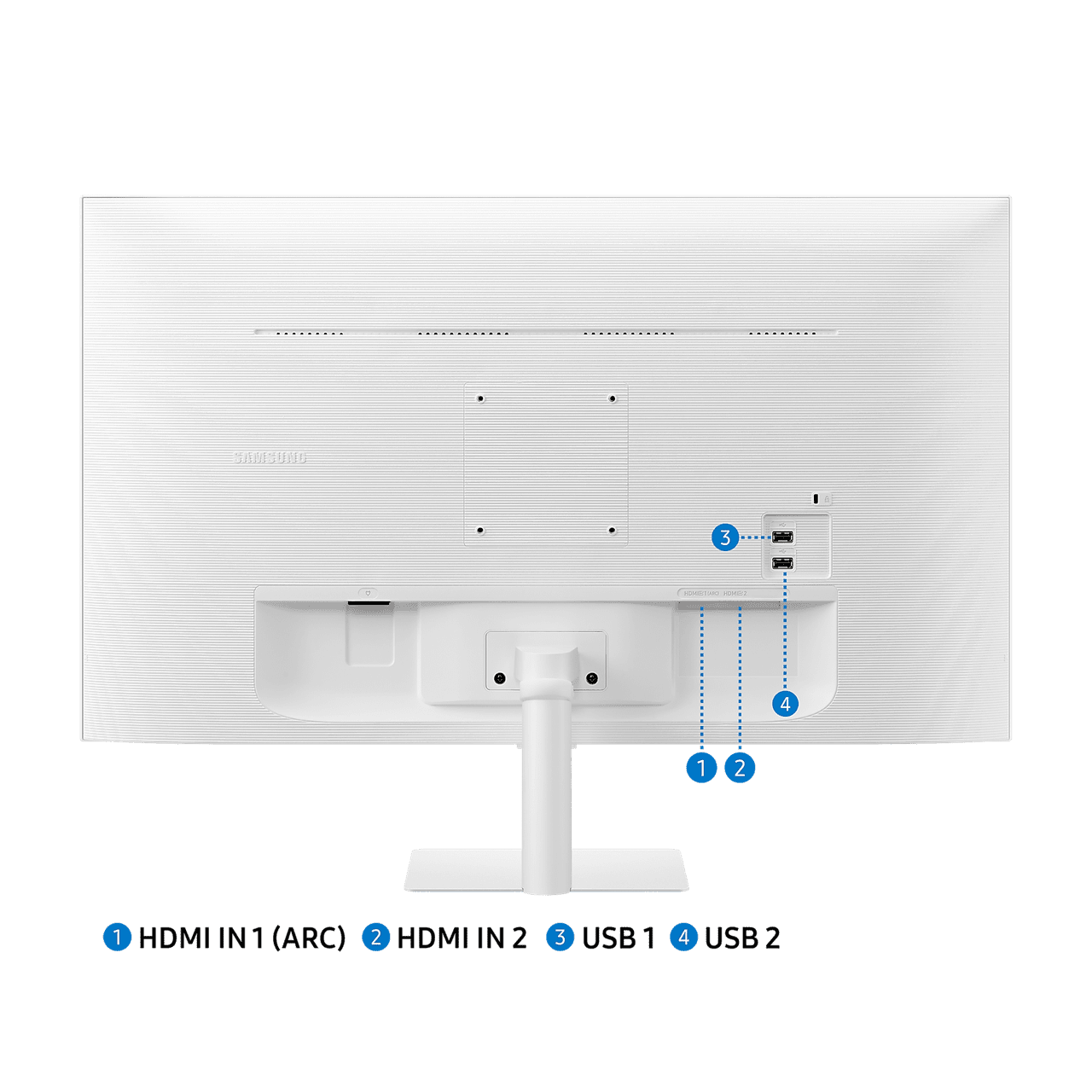 Samsung 27&quot; LS27CM501 Flat FHD Monitor VA panel 60Hz- HDMI, USB Hub