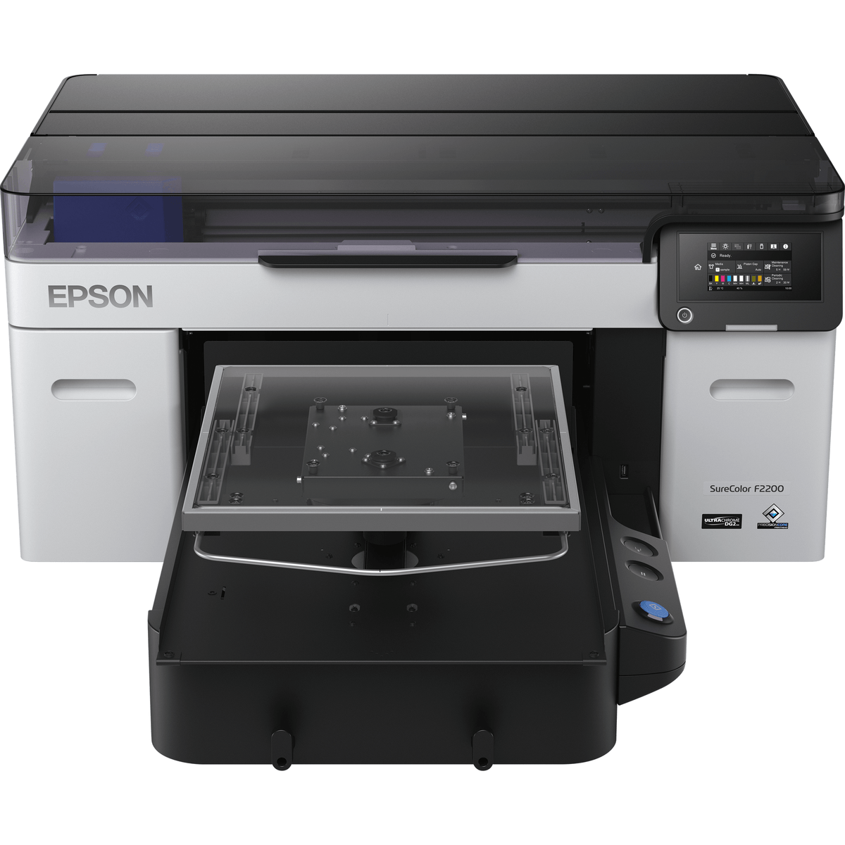 Epson SureColor SC-F2200 Direct-to-Garment Printer, DTG and DTFilm, UltraChrome DG Ink C11CK80301B0 atomoffice
