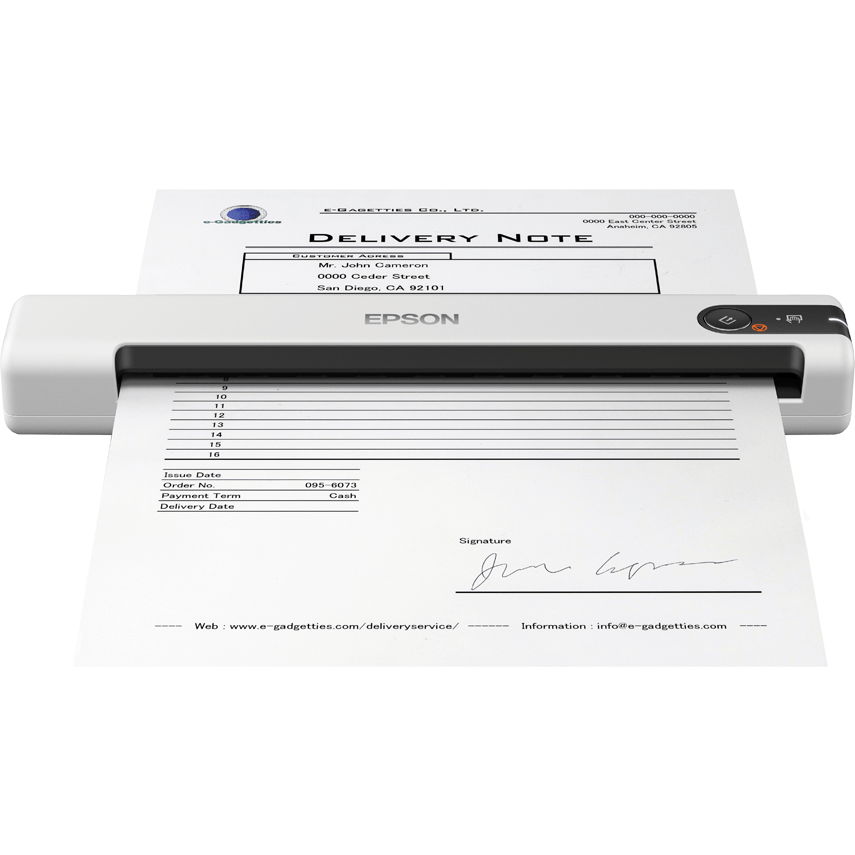 Epson WorkForce DS-70 Mobile A4 Scanner, USB, 600 dpi B11B252402 atomoffice