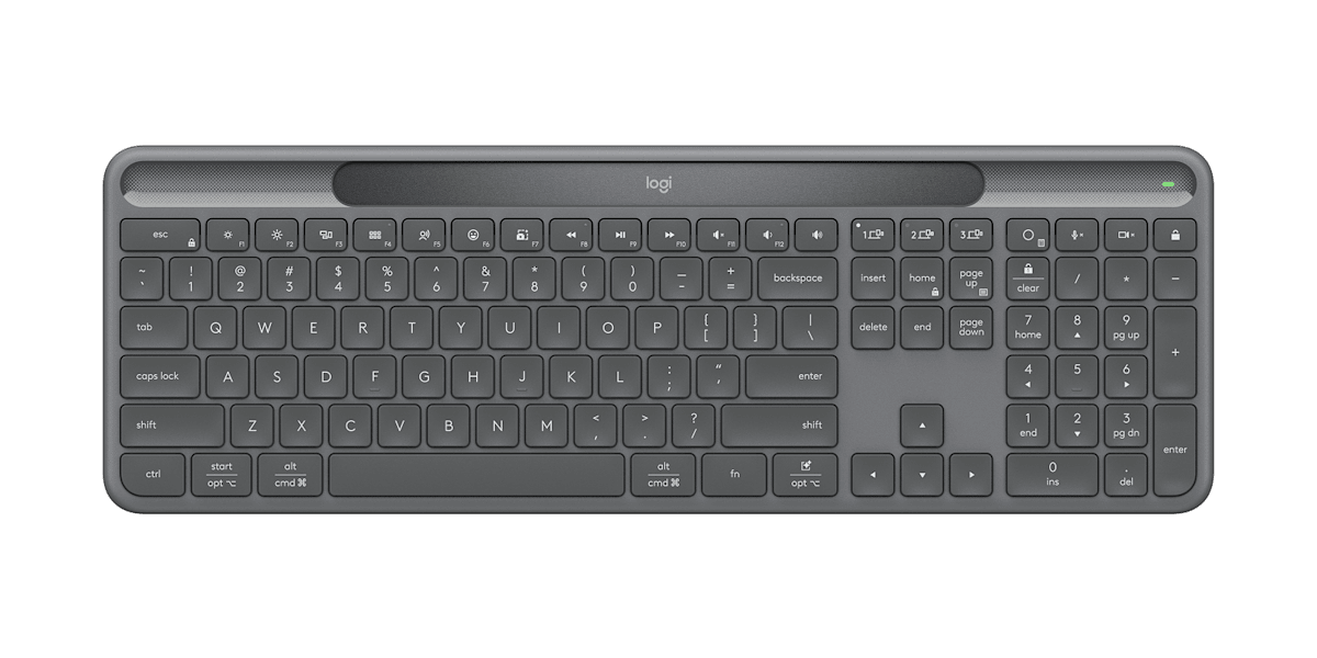 Logitech Signature Slim Solar+ K980 for Business Wireless Keyboard 920-013770 - Graphite atomoffice