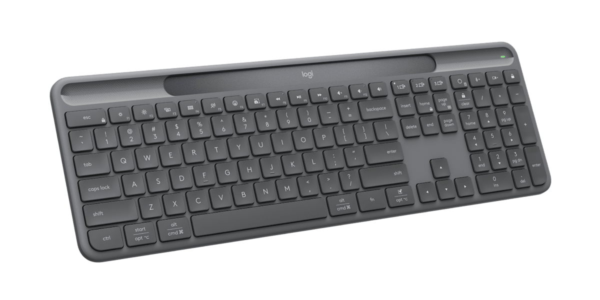 Logitech Signature Slim Solar+ K980 for Business Wireless Keyboard 920-013770 - Graphite atomoffice