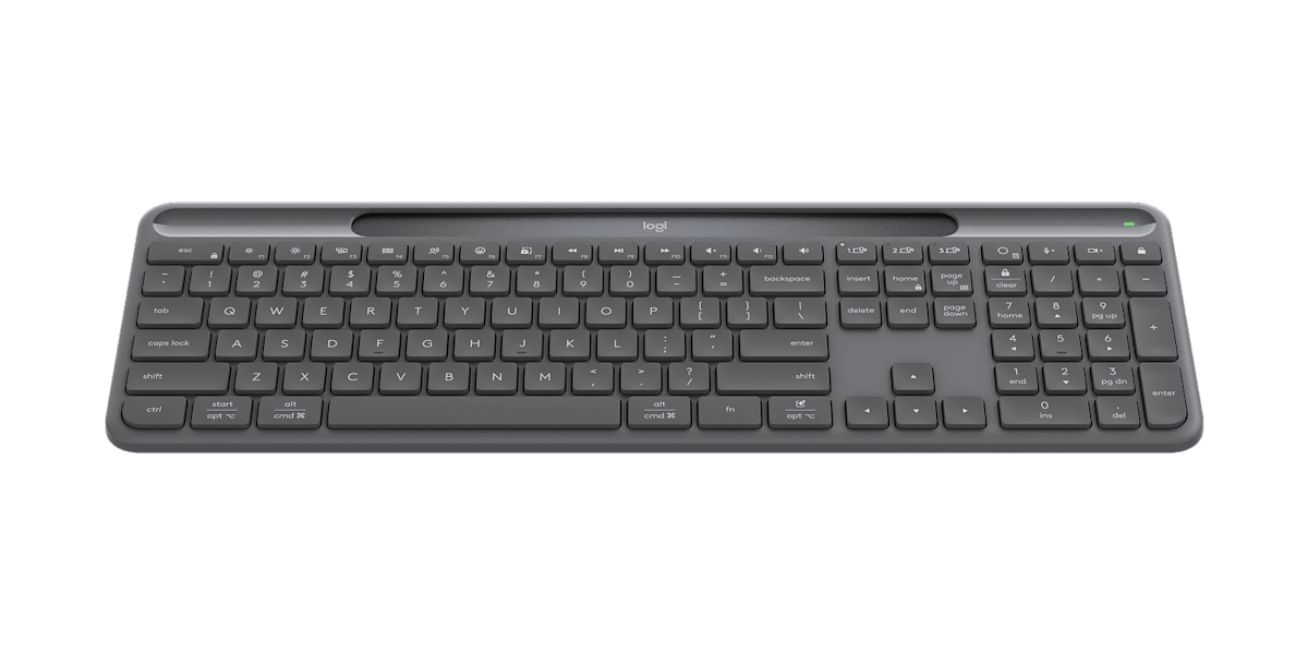 Logitech Signature Slim Solar+ K980 for Business Wireless Keyboard 920-013770 - Graphite atomoffice