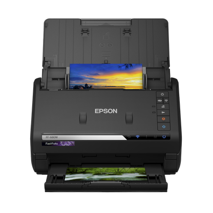 Epson FastFoto FF-680W Wi-Fi Photo Scanner, Duplex, 600 dpi B11B237401BE atomoffice