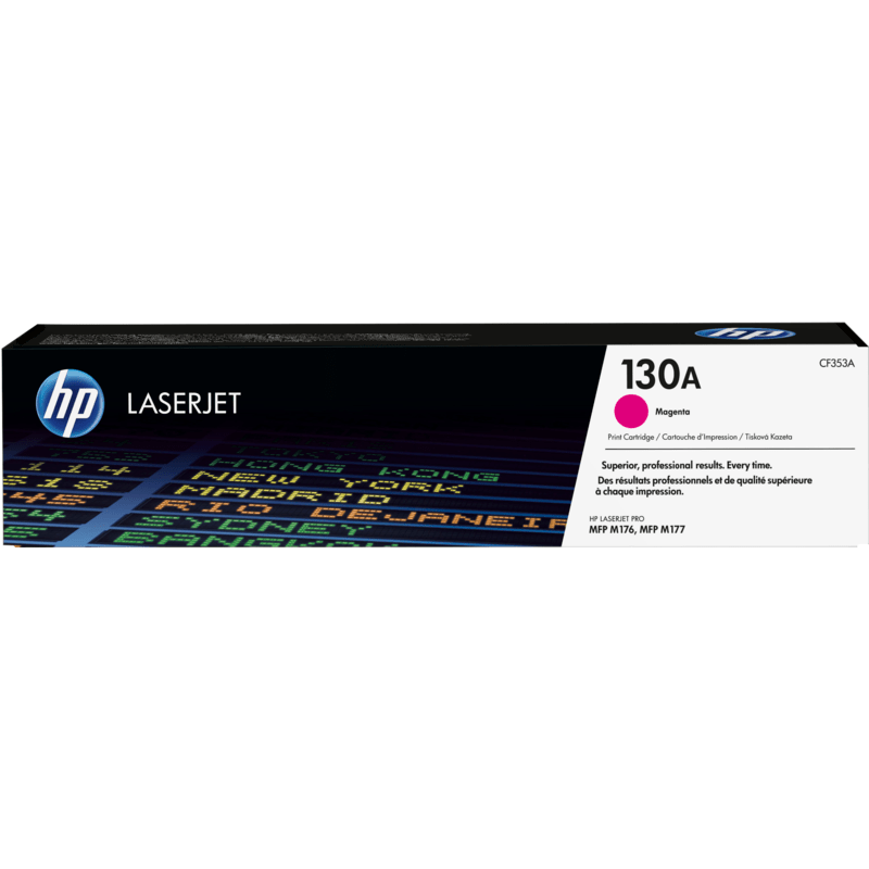 HP 130A Original Toner Cartridge for HP LaserJet Pro Color MFP M176 and M177 series printers atomoffice