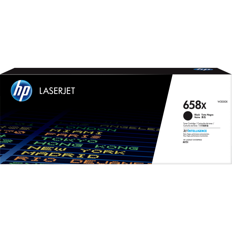 HP 658X Original Toner Cartridge for HP Color LaserJet Enterprise M751dn, M751n printers