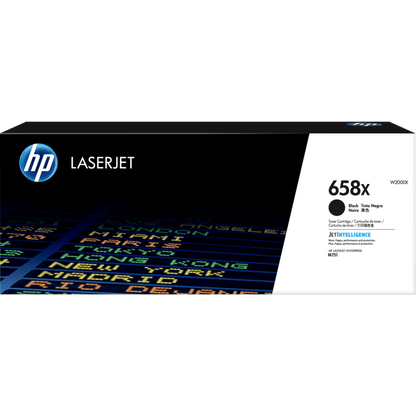 HP 658X Original Toner Cartridge for HP Color LaserJet Enterprise M751dn, M751n printers