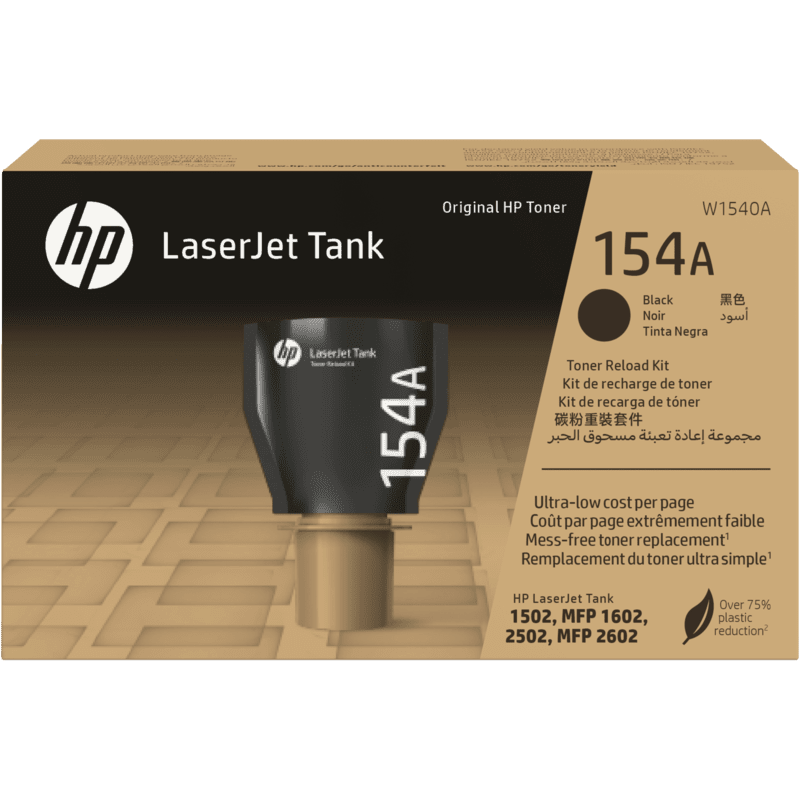 HP 154A Black Original LaserJet Tank Toner Reload Kit