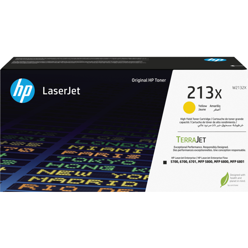 HP 213X Original Toner Cartridge for HP LaserJet Enterprise 5700, 5800, 6700, 6701, 6800, 6801