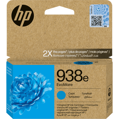 HP 938e EvoMore Original Ink Cartridge