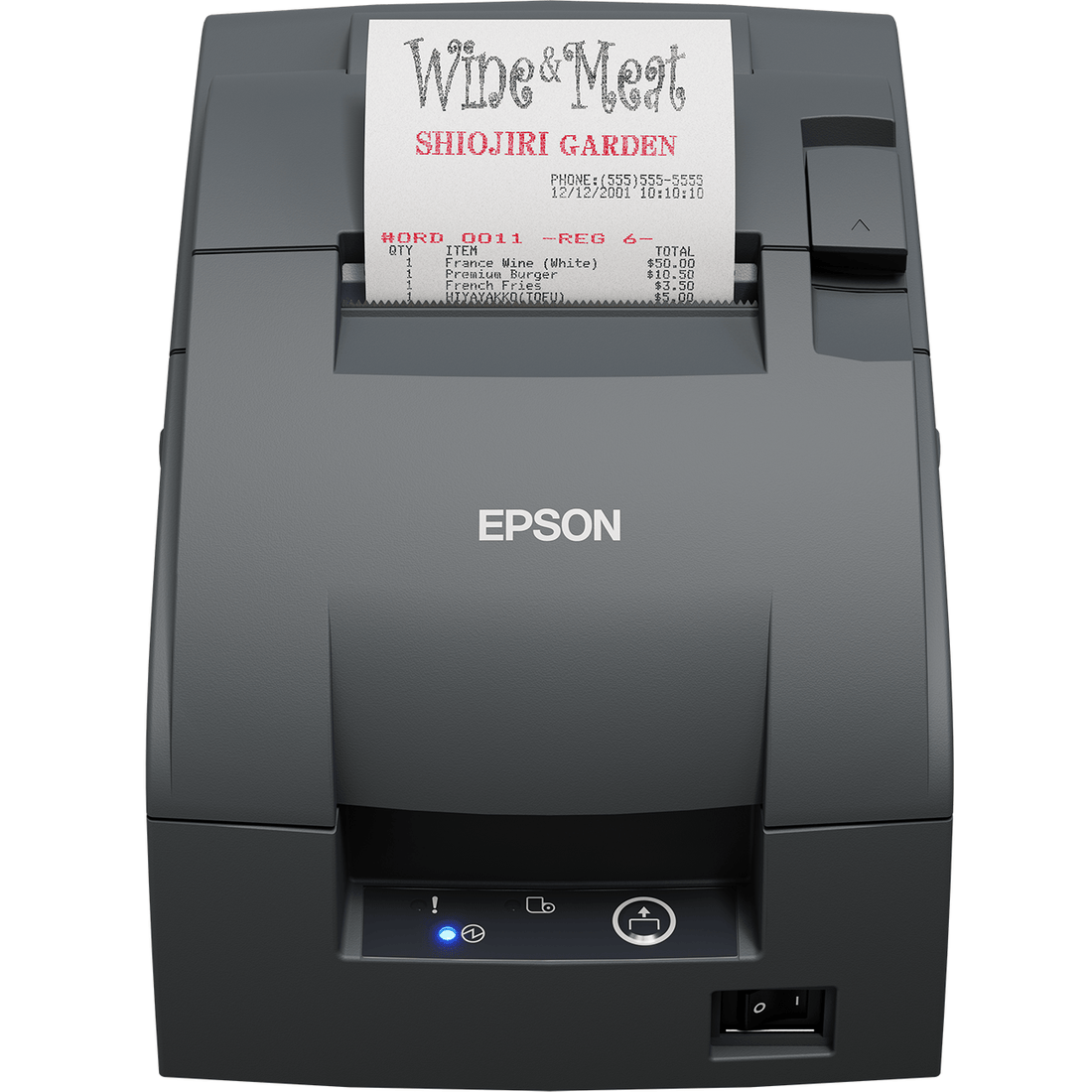 Epson TM-U220IIB Impact Dot Matrix Receipt Printer, Autocutter and Near-End Sensor atomoffice