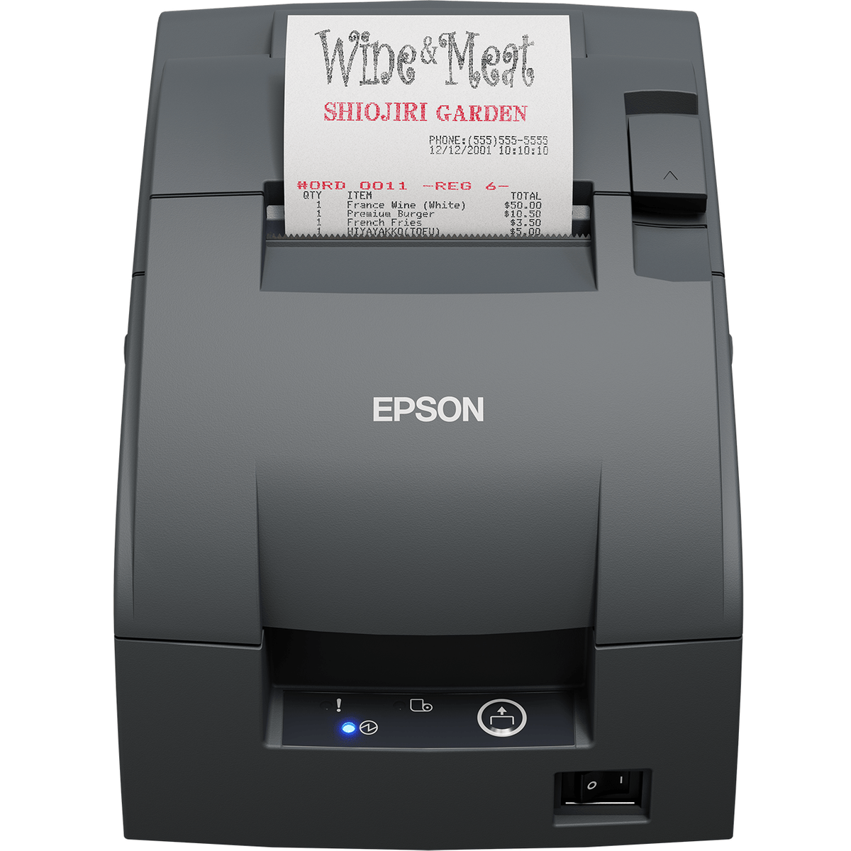 Epson TM-U220IIB Impact Dot Matrix Receipt Printer, Autocutter and Near-End Sensor atomoffice