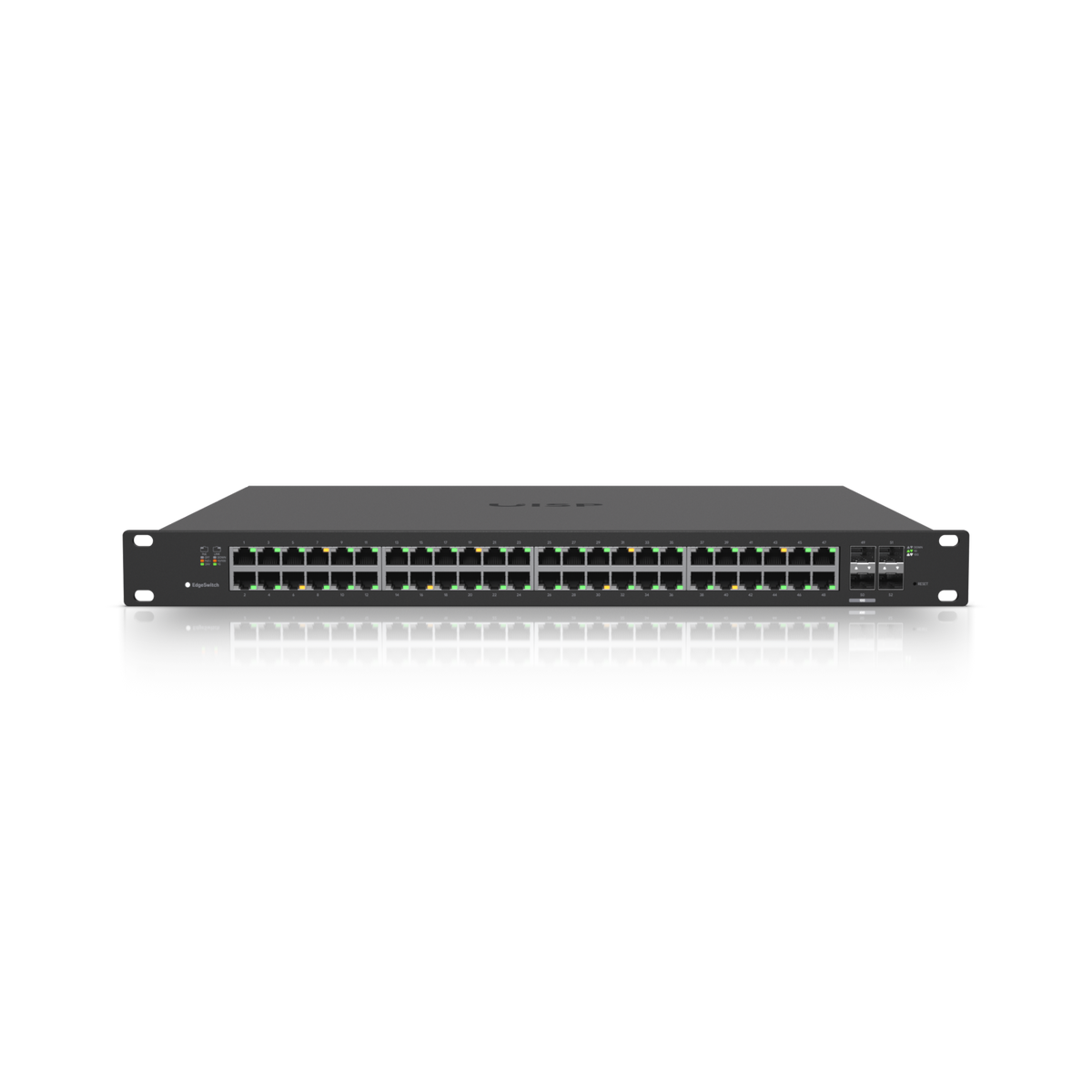Ubiquiti EdgeSwitch 48 PoE 500W , 48 Gigabit PoE+ Ports, 2 SFP+ and 2 SFP, 500W PoE, 1U Rackmount atomoffice