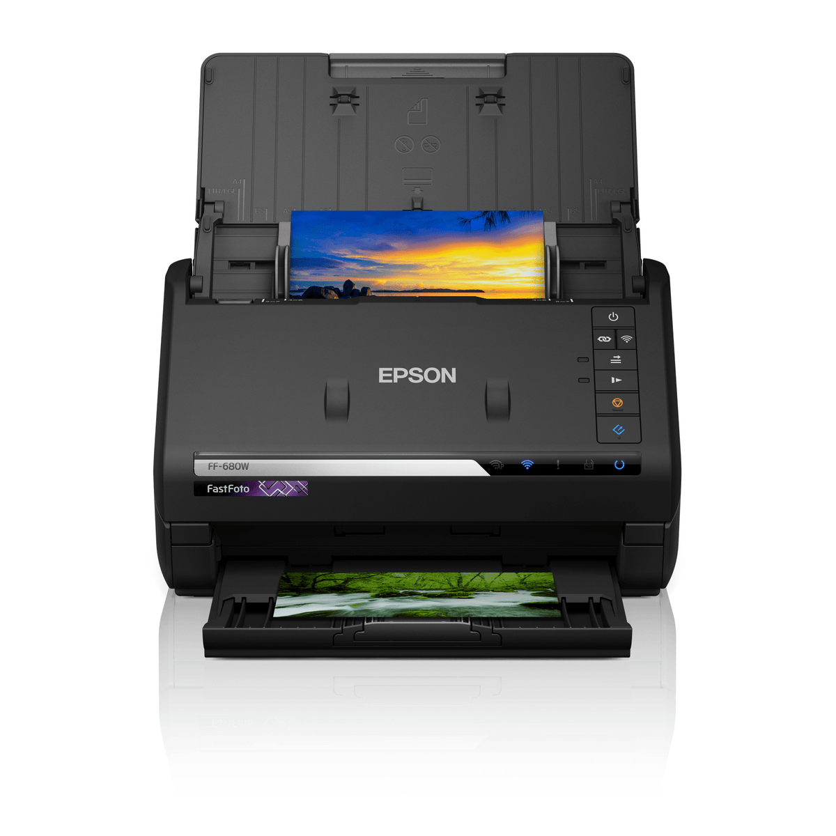Epson FastFoto FF-680W Wi-Fi Photo Scanner, Duplex, 600 dpi B11B237401BE atomoffice